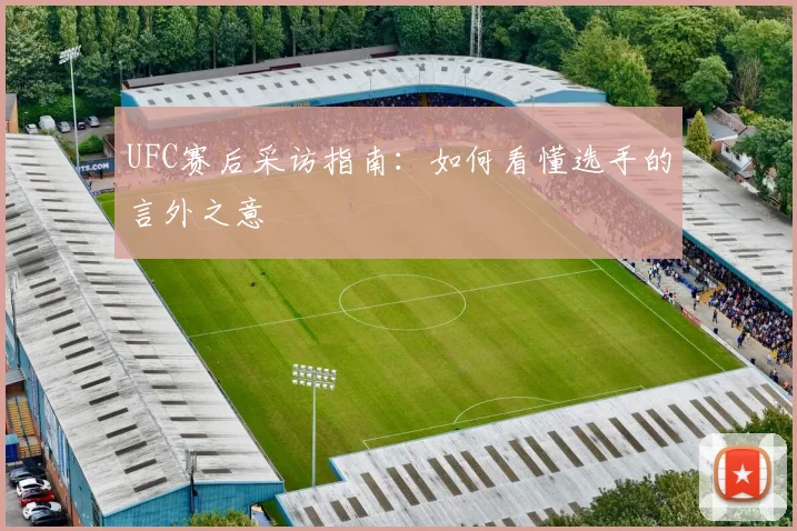 UFC赛后采访指南:如何看懂选手的言外之意