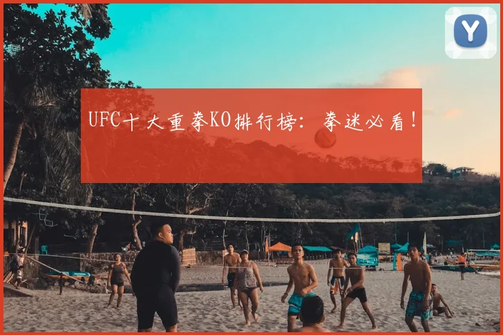 UFC十大重拳KO排行榜:拳迷必看!